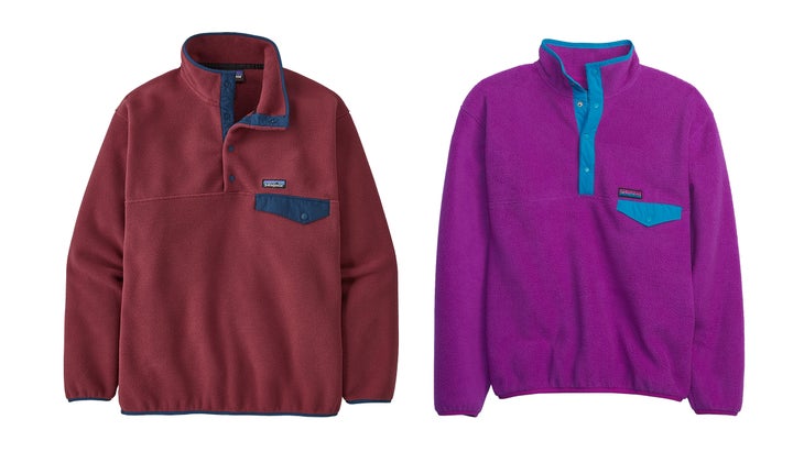 Patagonia and Gap's fleece pullovers