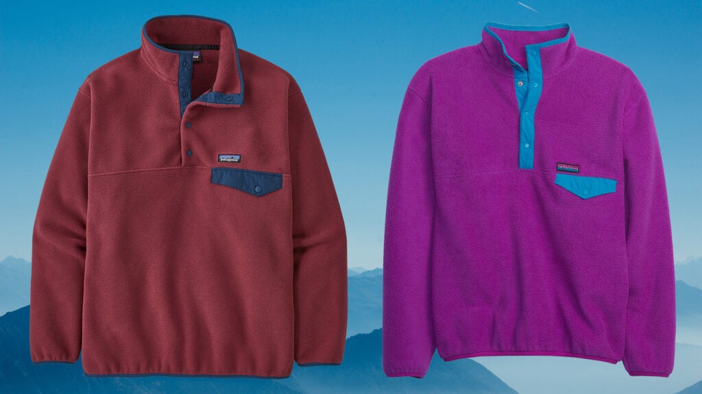 Patagonia on sale fleece pink