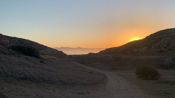 Santa Rosa Campground at sunrise