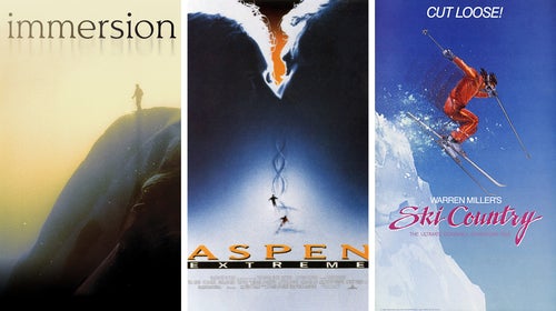 Ski film cover image collage