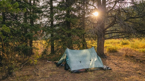ultralight campsite