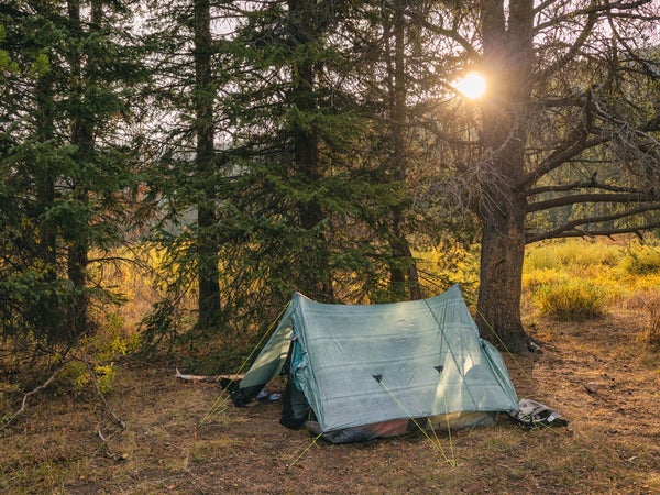 ultralight campsite
