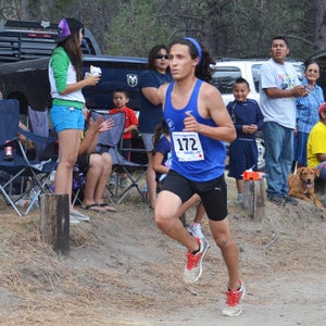 Dustin Martin native runner in a race