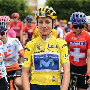 Van Vleuten claimed the yellow jersey.