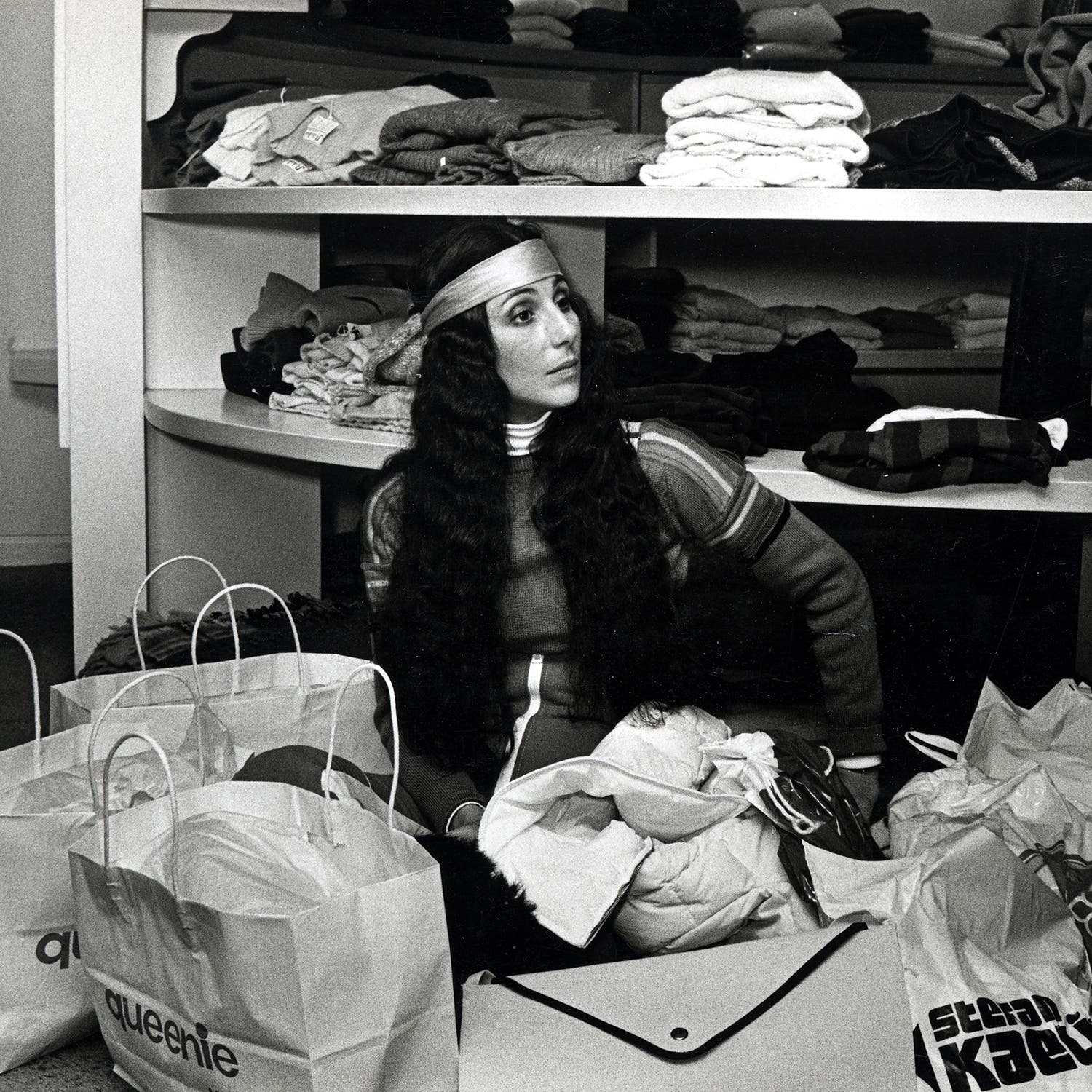 Cher in Aspen in 1977