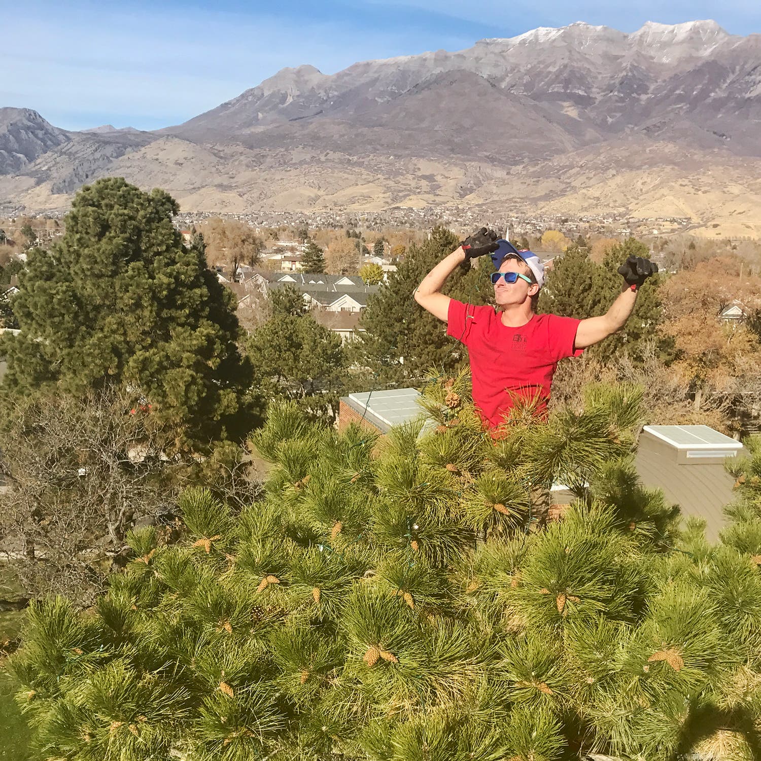 Powell at the big Orem job