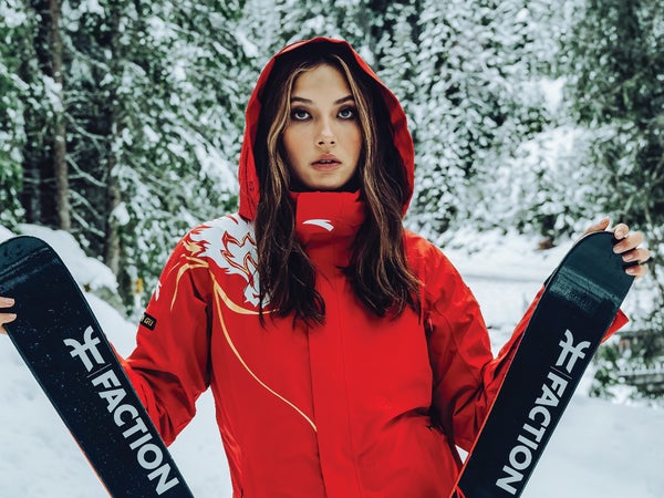 This year Gu is balancing skiing with school.