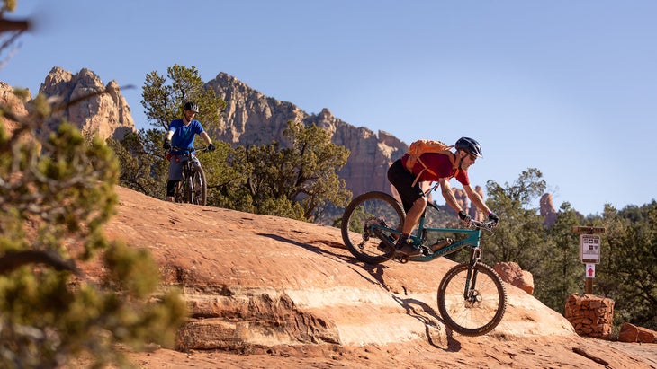 mountain biking