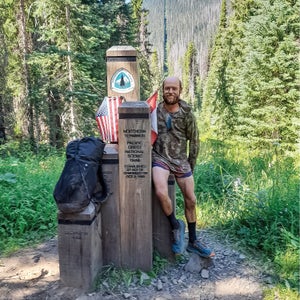Perry during his Pacific Crest Trail traverse