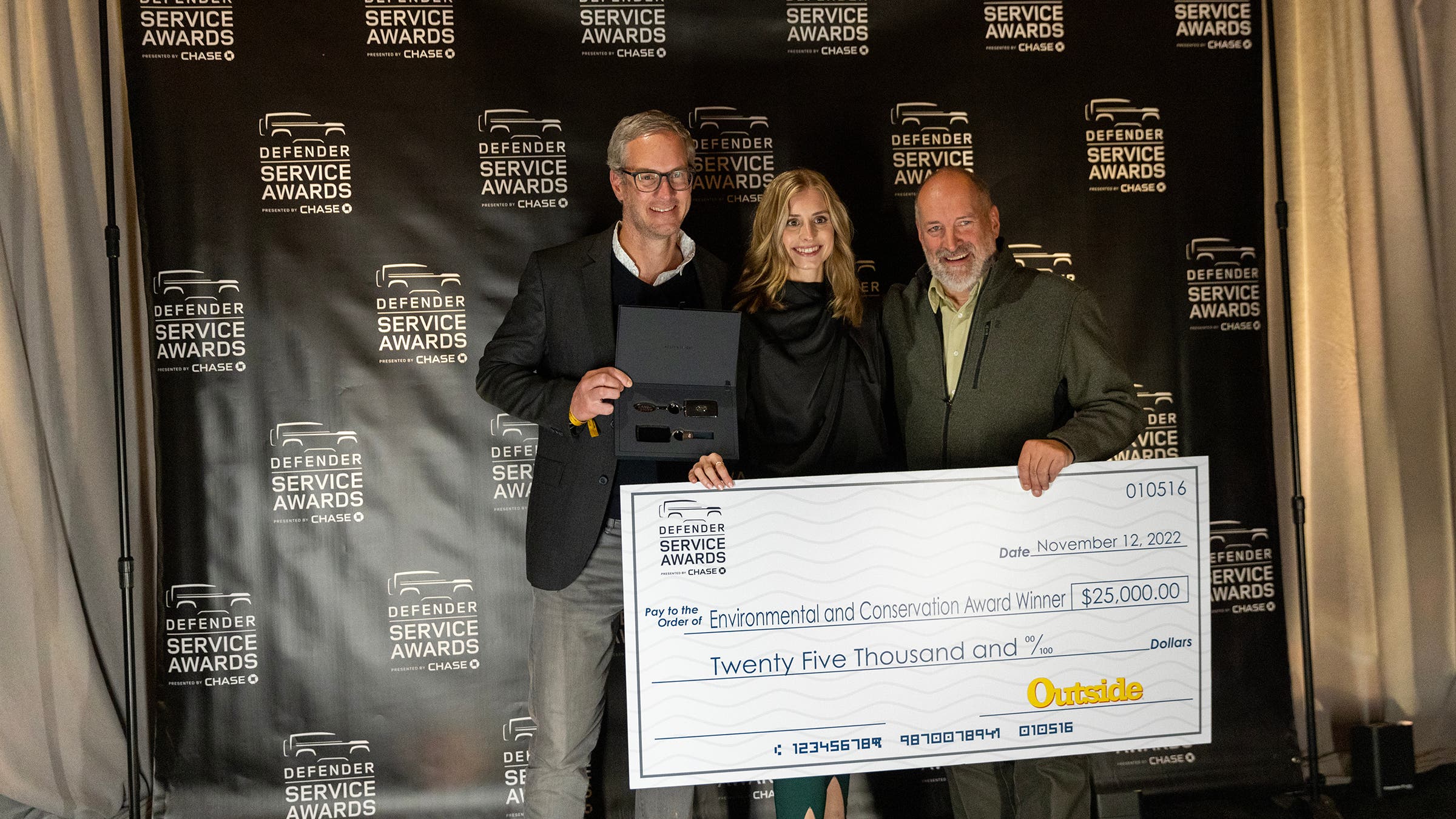 The winner of the 2022 Environmental and Conservation category at the Defender Service Awards