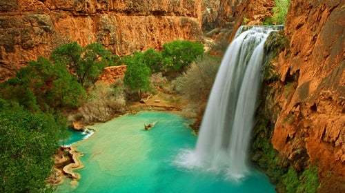 Havasu Falls in the Grand Canyon