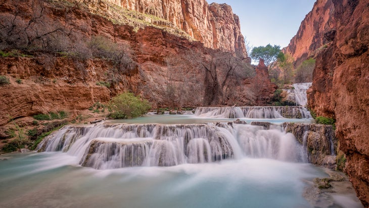 desert waterfall pools