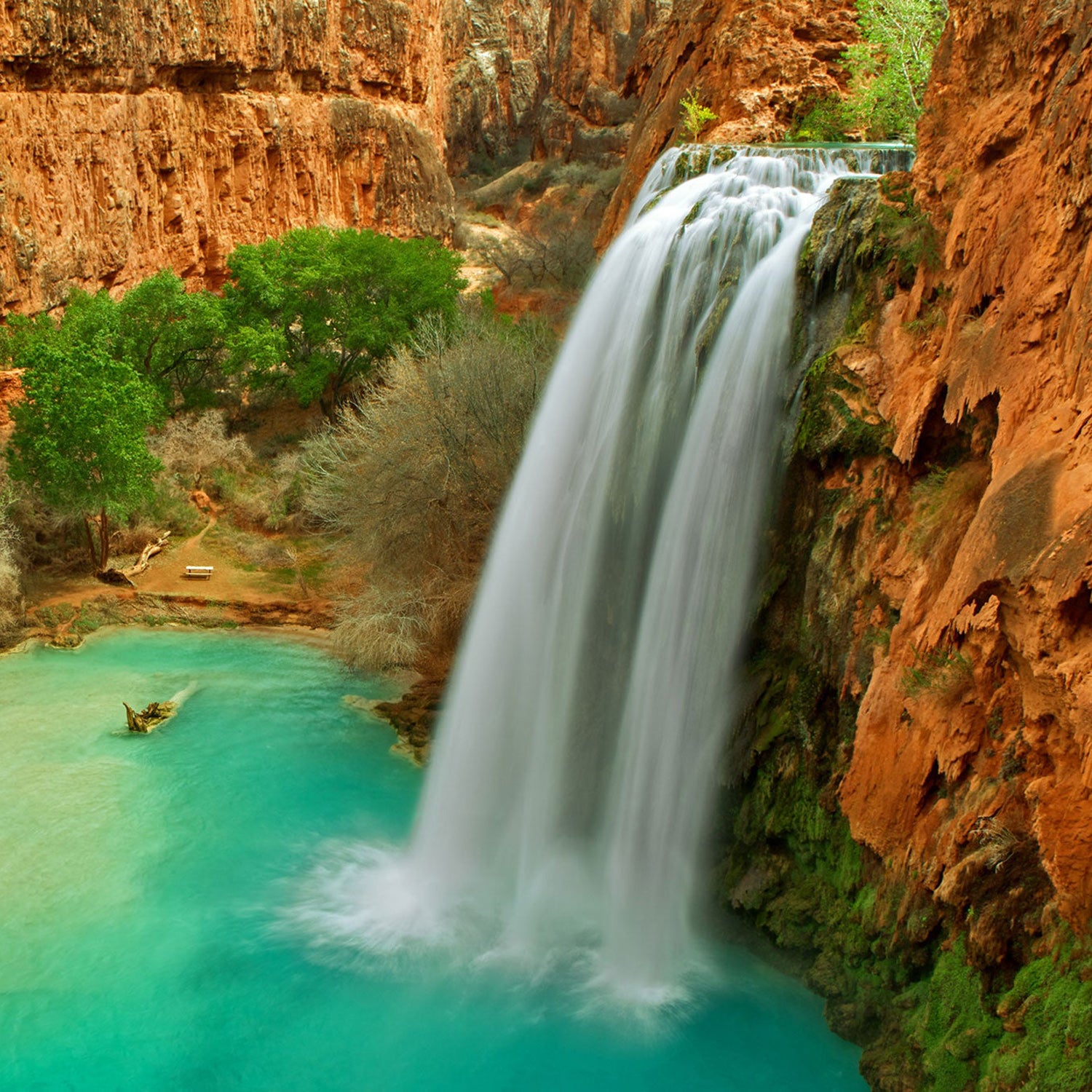 desert waterfall