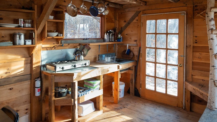 interior hut