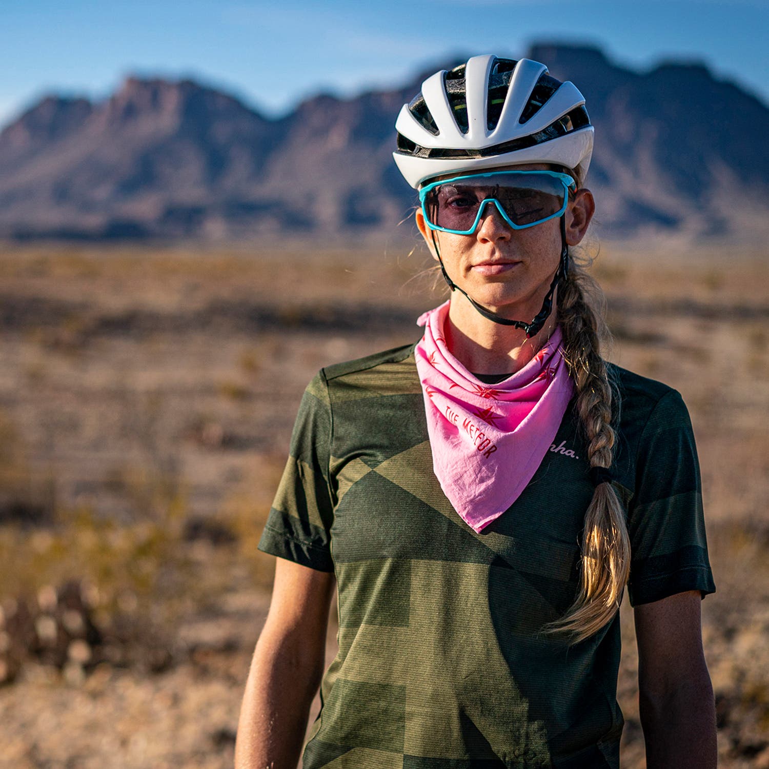 Kaitlin Armstrong wearing cycling gear