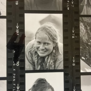 Film reel of 1976 Nanda Devi expedition members, including Nanda Devi Unsoeld