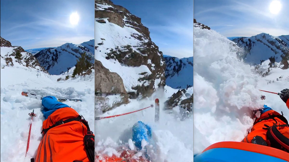 A Skier Filmed Himself Being Swept Away by an Avalanche