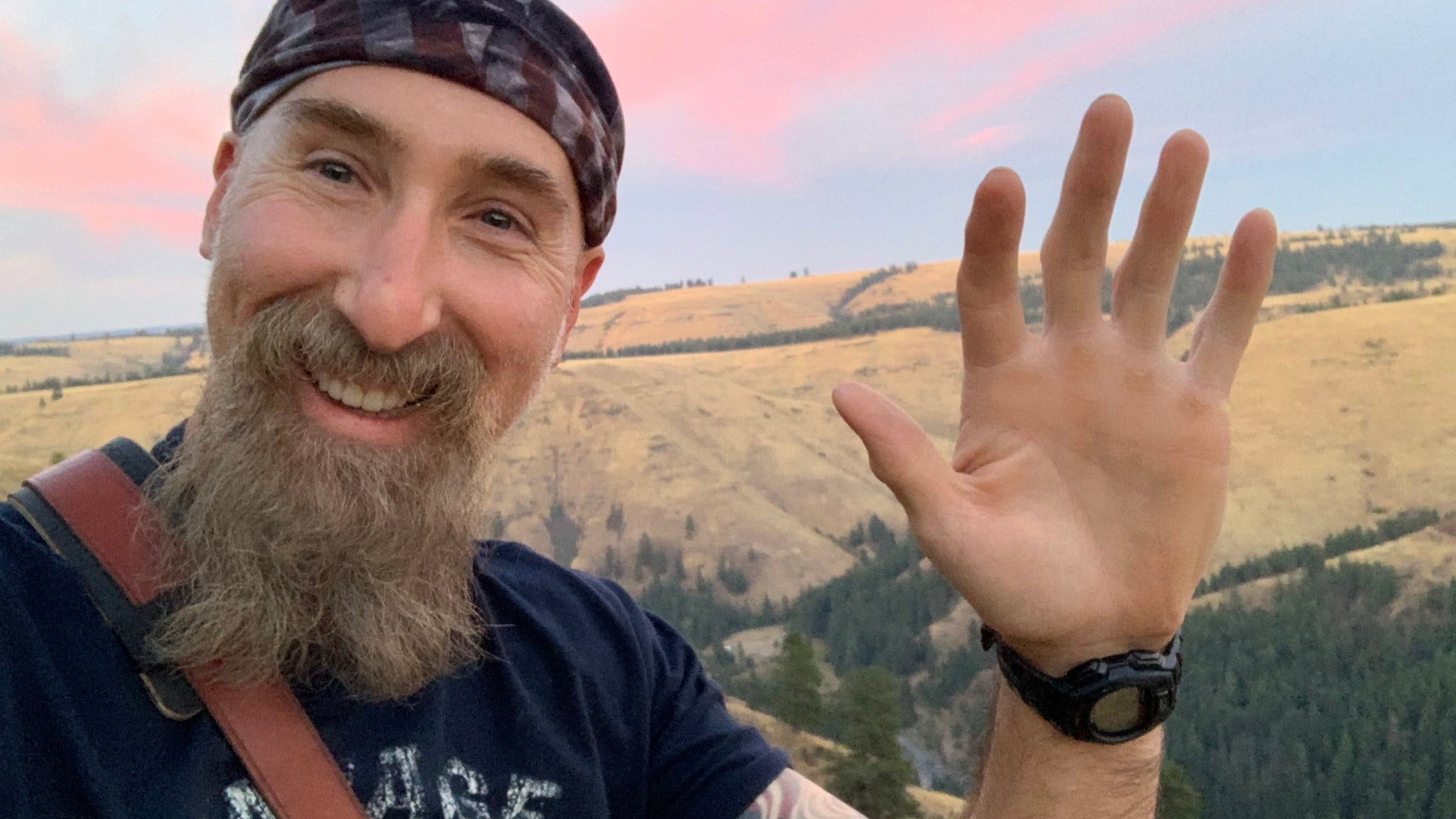 Mike Gabler at home in Idaho