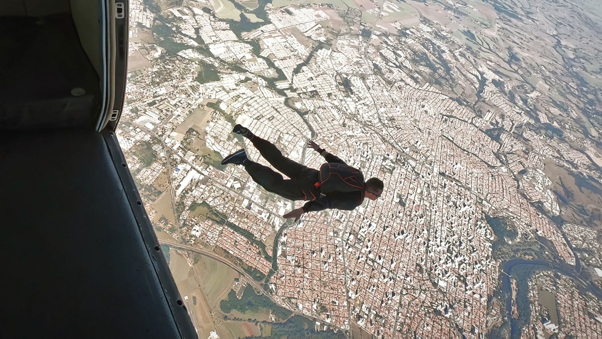 A Skydiver Slammed into a House After His Parachute Failed. He Survived.