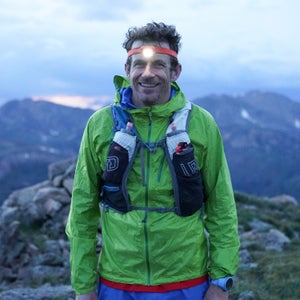 Brendan Leonard on a trail run