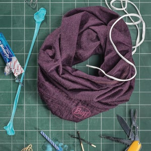 A buff among other essential gear