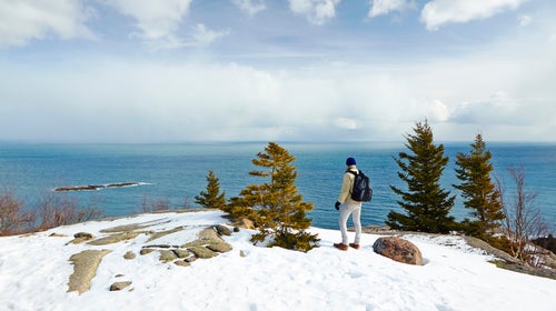 Mah HIking in Acadia National Park