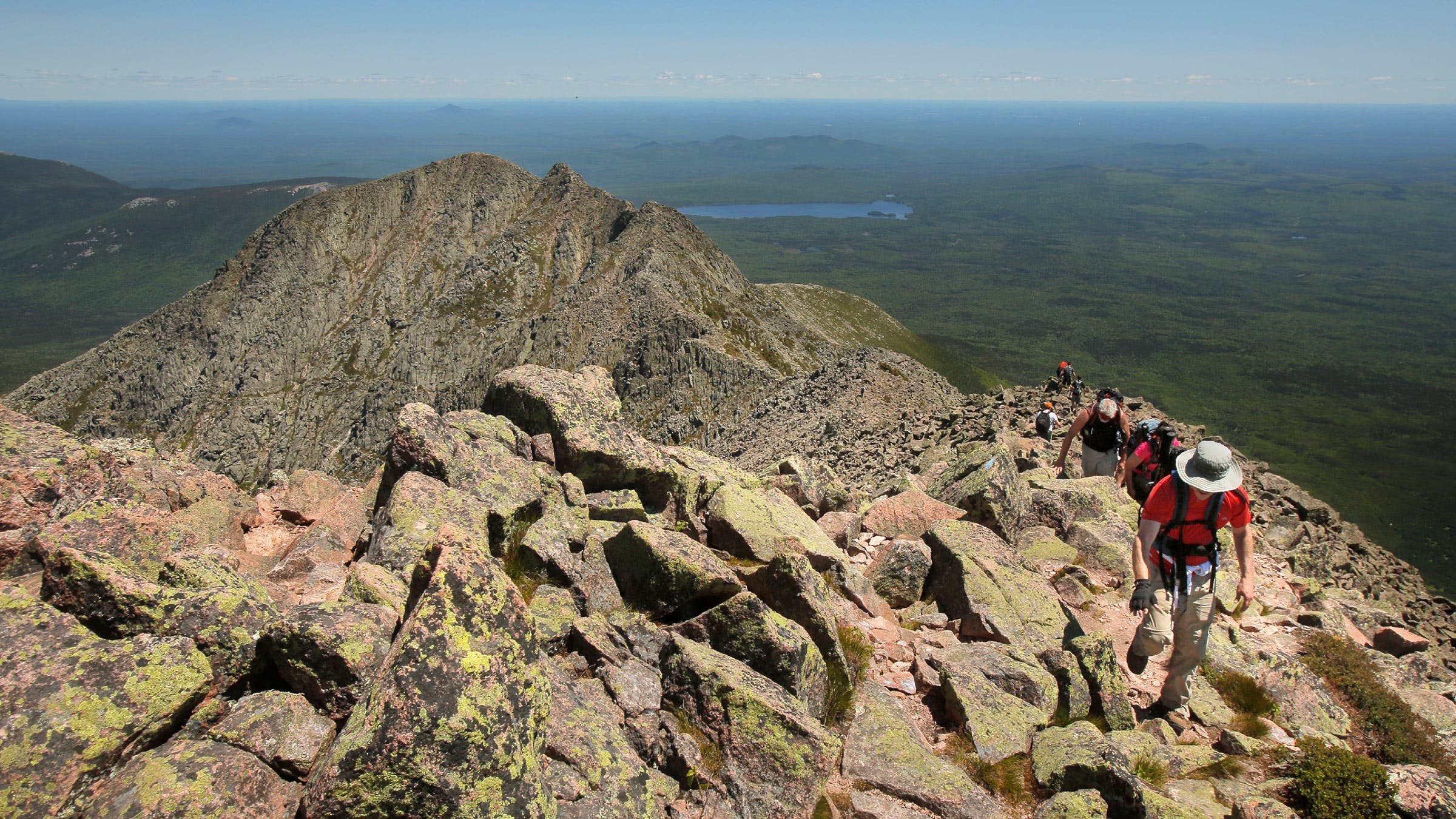 hikers on ridge