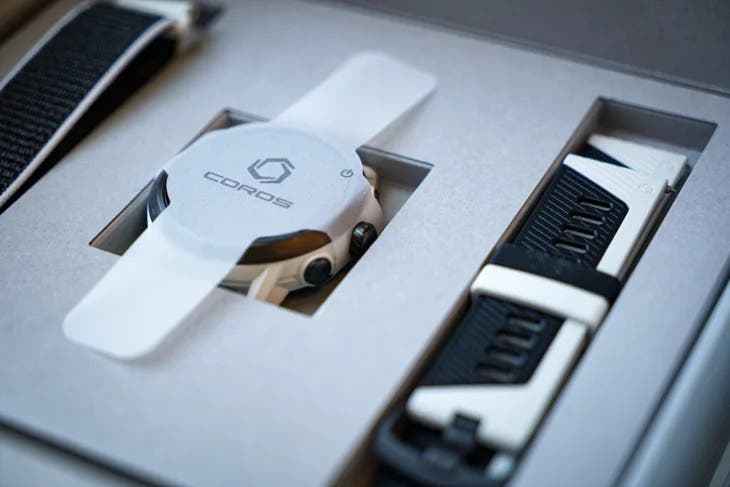 Coros Kilian Jornet watch in box
