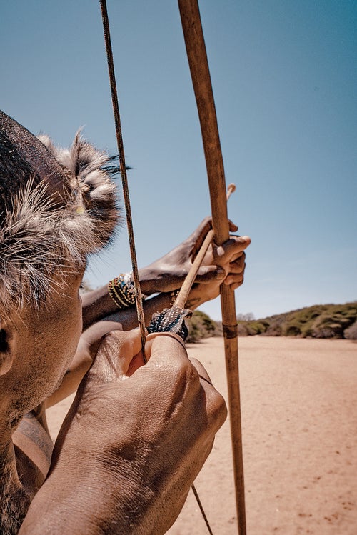 The Hadza are often referred to as the last archers of Africa