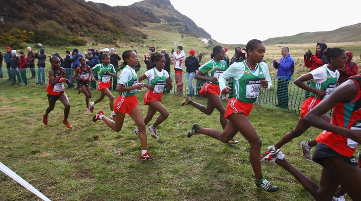 women's elite runners at world cross country