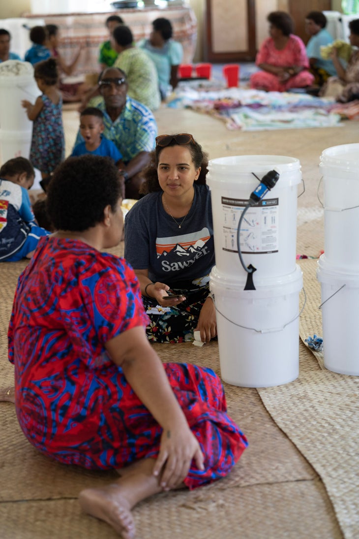 Sawyer’s portable, low-cost water filtration systems made the goal of nationwide clean water for Fiji and other countries attainable.