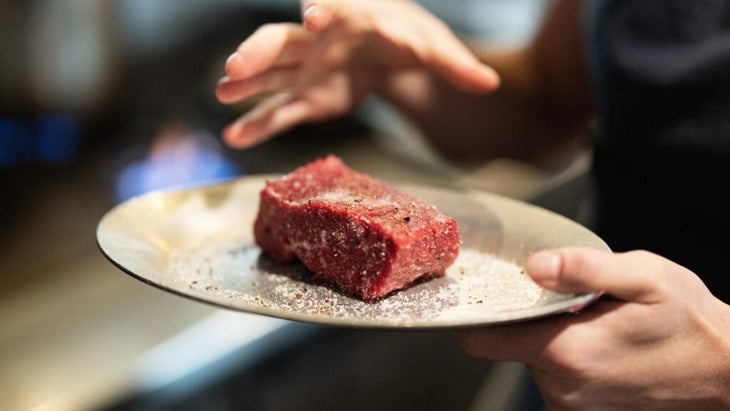 Cut of Denver steak