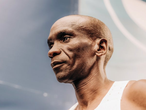 Eliud Kipchoge at the Berlin Marathon in 2022