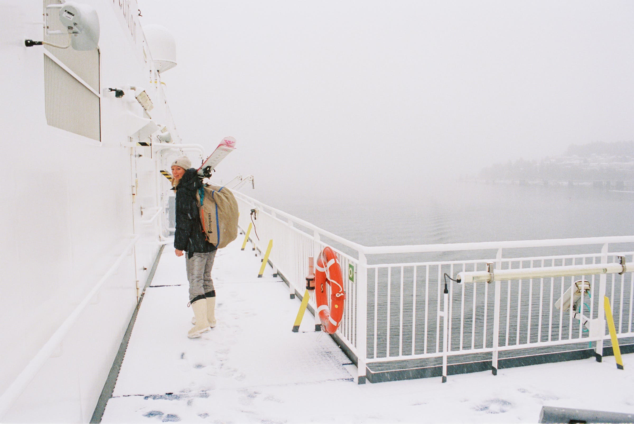 Woman in Fubuki boots.