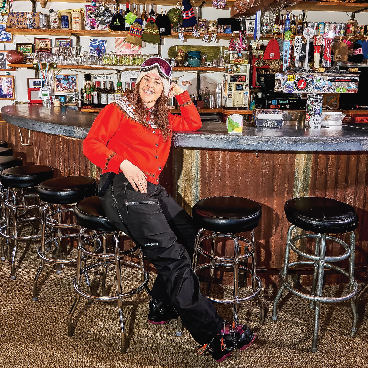 Hanging out after a hard week on the set