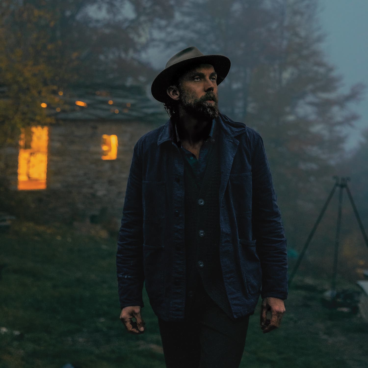 Martijn Doolaard working on a cabin restoration