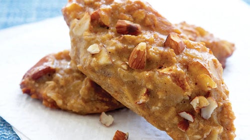 Nutty maple cinnamon bars