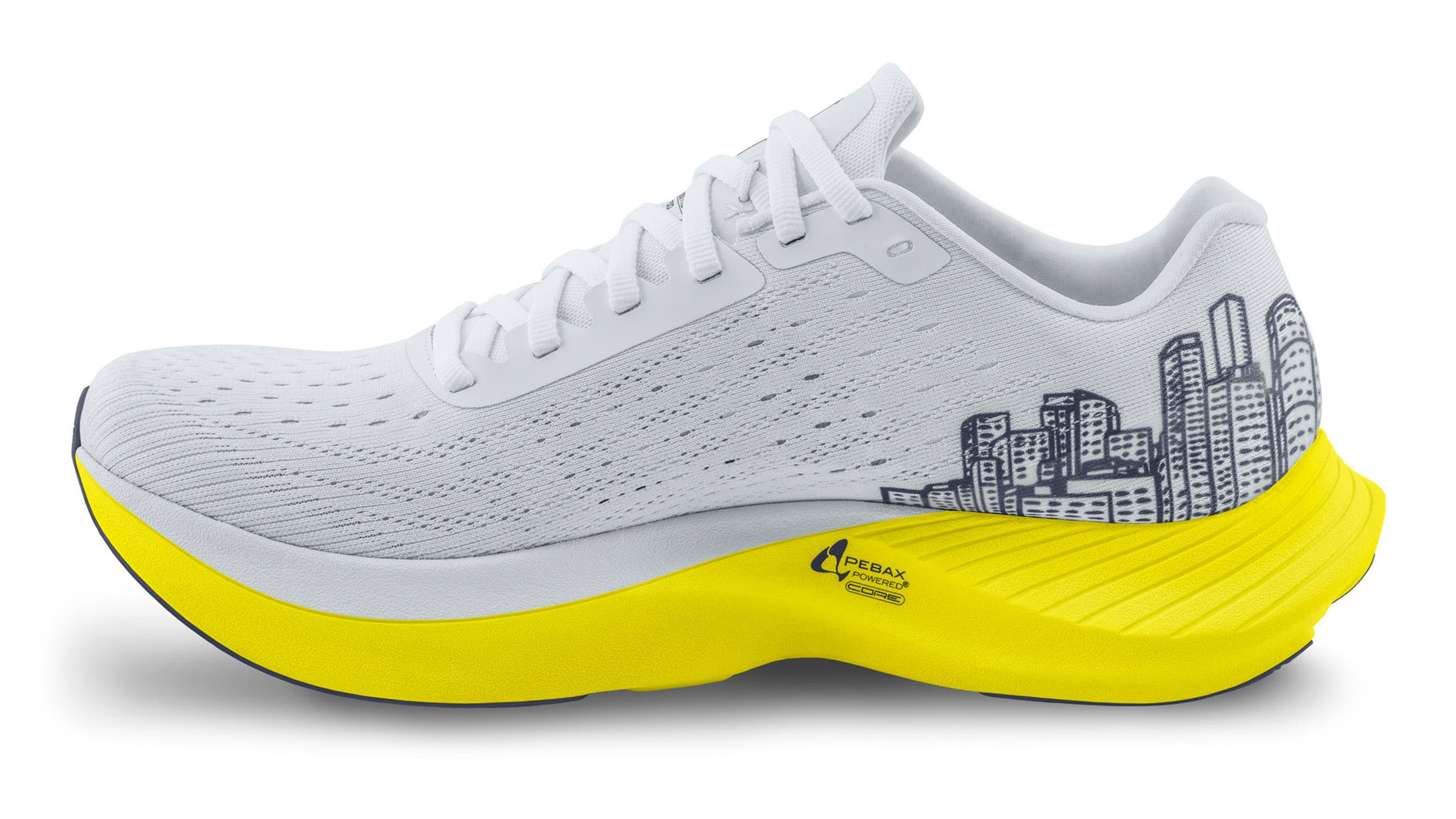 Topo Athletic Boston-themed Specter arch side