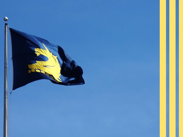 Boston Marathon Flag