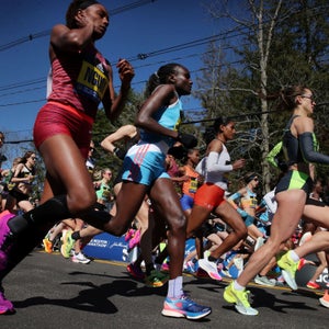 Elite Women at the Boston Marathon