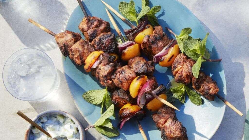 Lamb Apricot Skewers