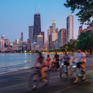 Biking in Chicago