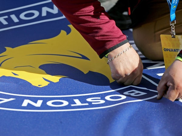 Boston Marathon preparations