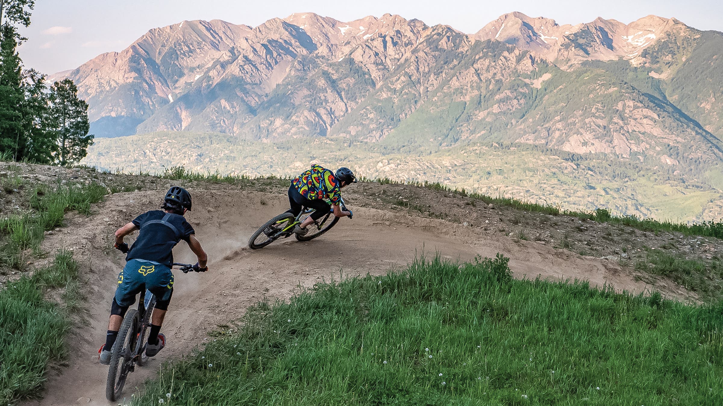 Mountain biking at Purgatory Resort, the local ski hill for Durango residents