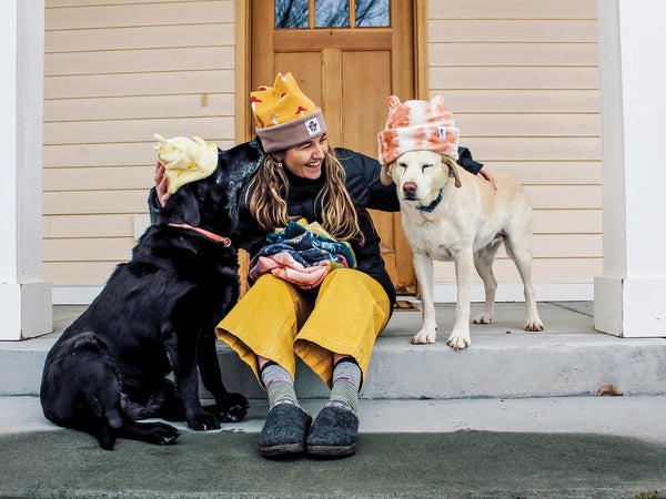 Sophski founder Sophie Hewitt with a hat line called Bear’s Ears
