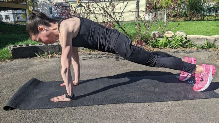 Premium Photo  Man struggling with doing push-ups