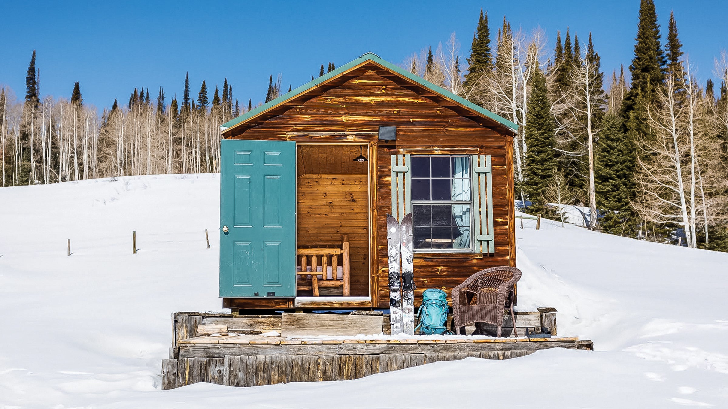 Bluebird Backcountry cabin