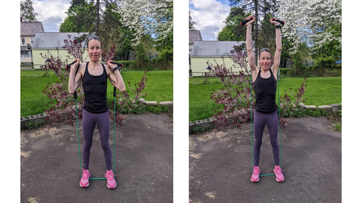 Resistance Band Arm Workout - Triceps, Biceps, Shoulders 