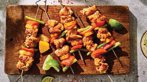 Chicken skewers
