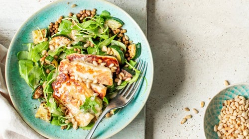 Halloumi salad
